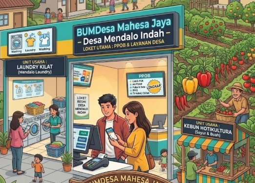 Ilustrasi Desa Mandiri